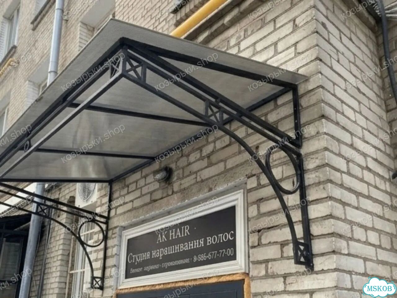 Козырек над крыльцом фото 2
