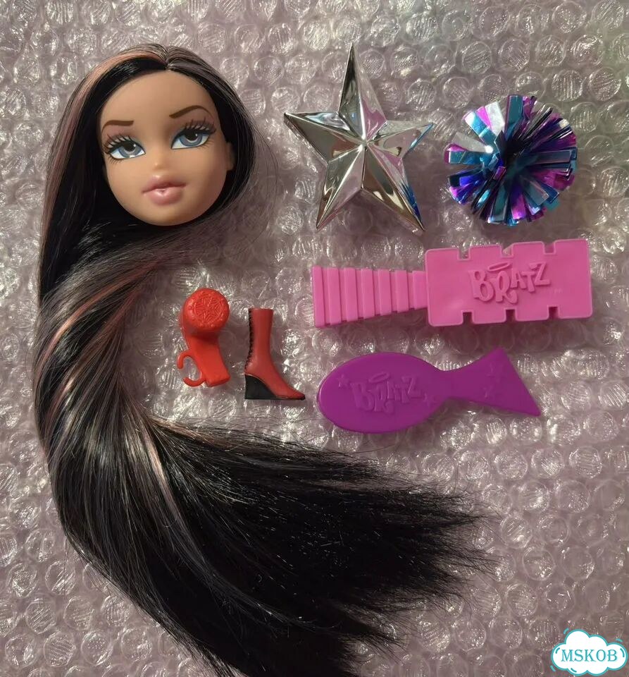 Лот Bratz аксессуары+голова фото 1
