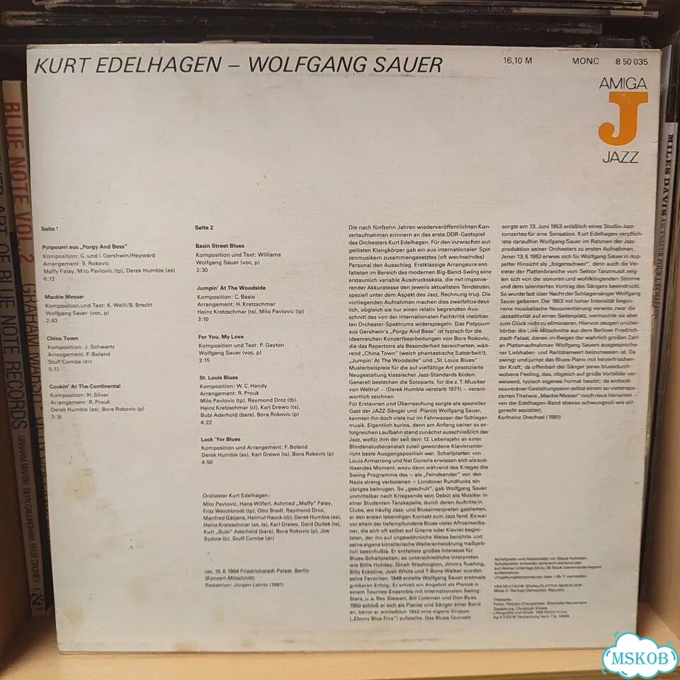 Kurt Edelhagen - Wolfgang Sauer - Amiga фото 2