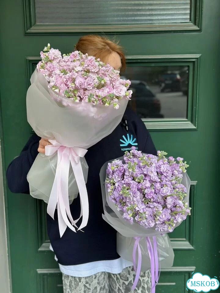 Нежный букет матиолла фото 1