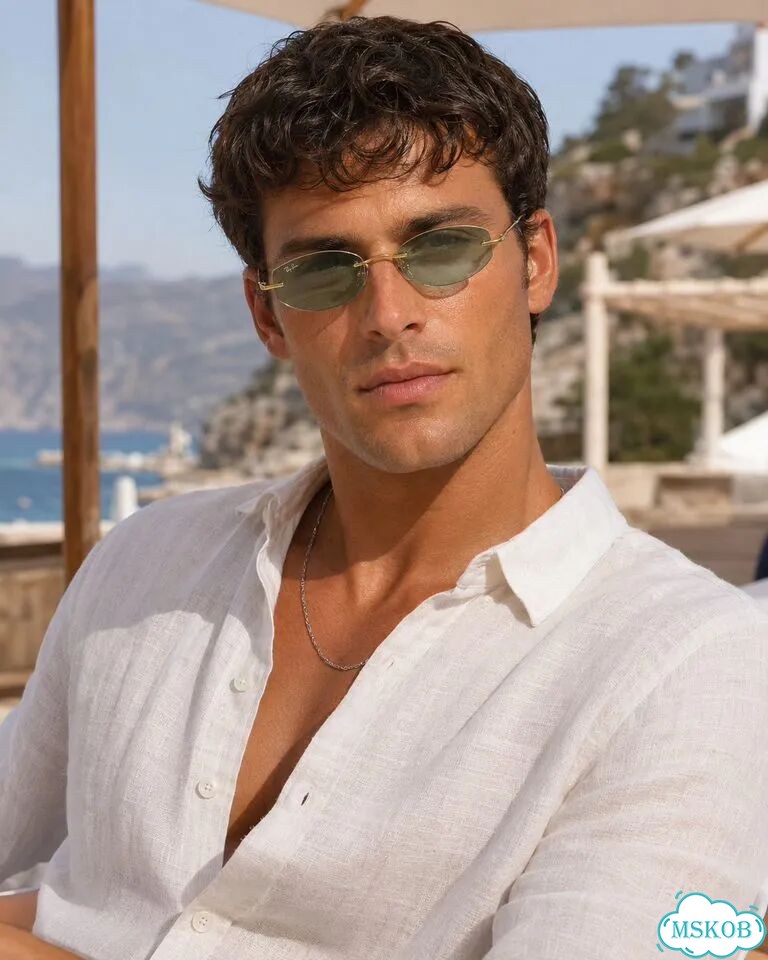Ray-Ban зелёные очки без оправы унисекс новинка фото 4