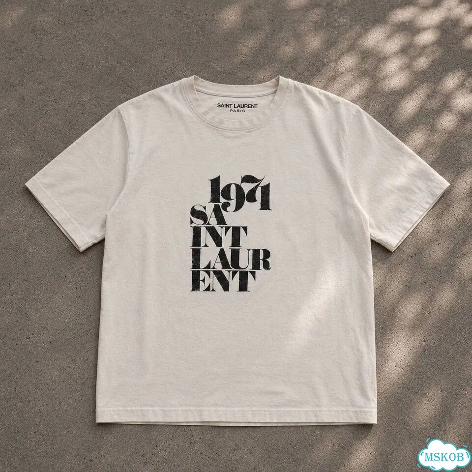 Футболка saint laurent 1974 TEE фото 1