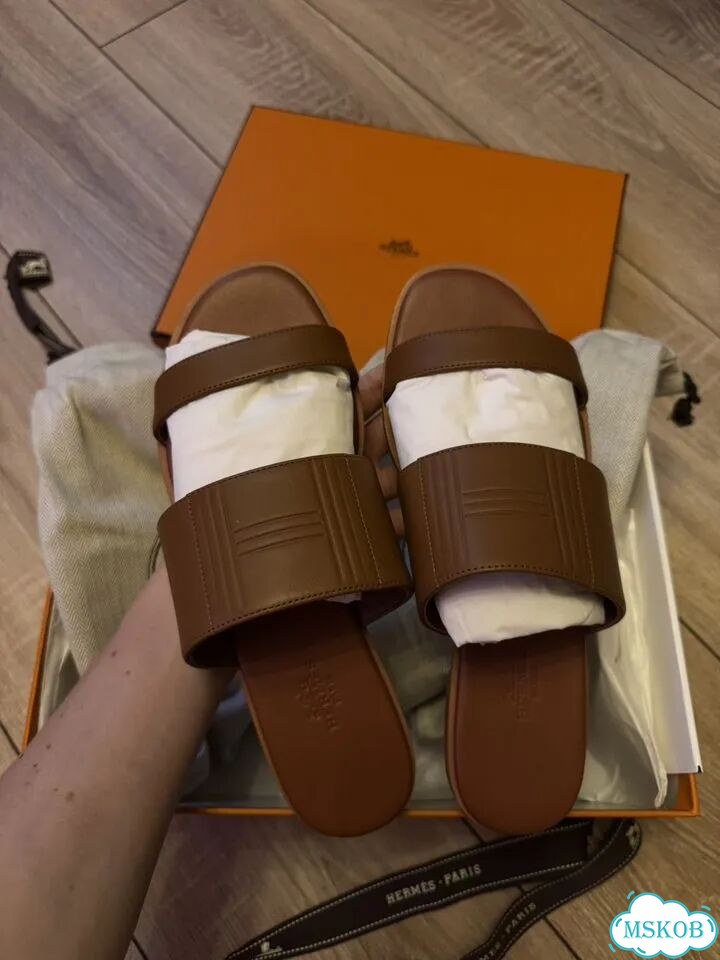 Шлепанцы Hermes оригинал фото 1