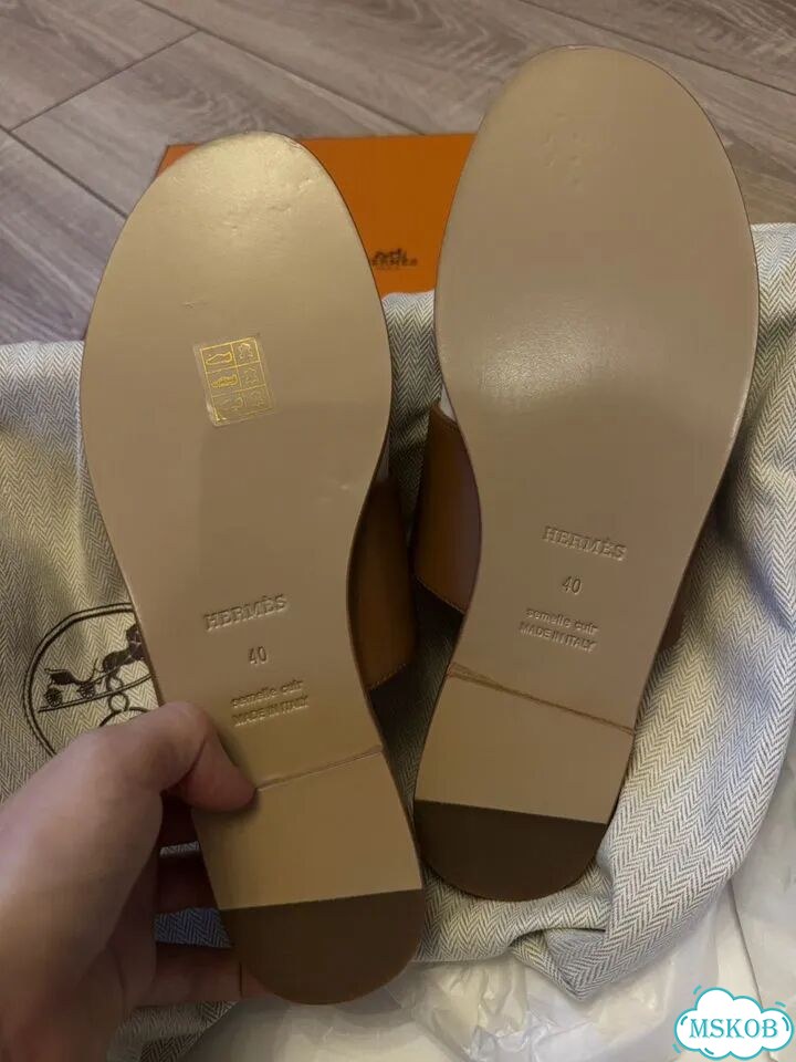 Шлепанцы Hermes оригинал фото 7