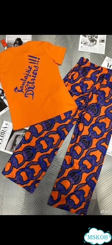 Летний женский костюм Hermes 44/46 фото 1