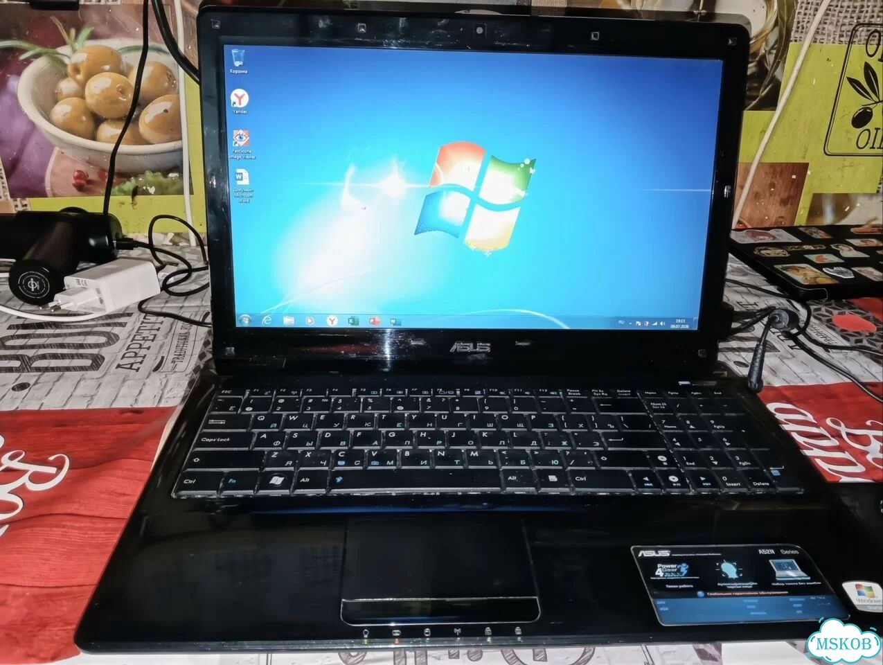 Ноутбук asus A52N фото 1