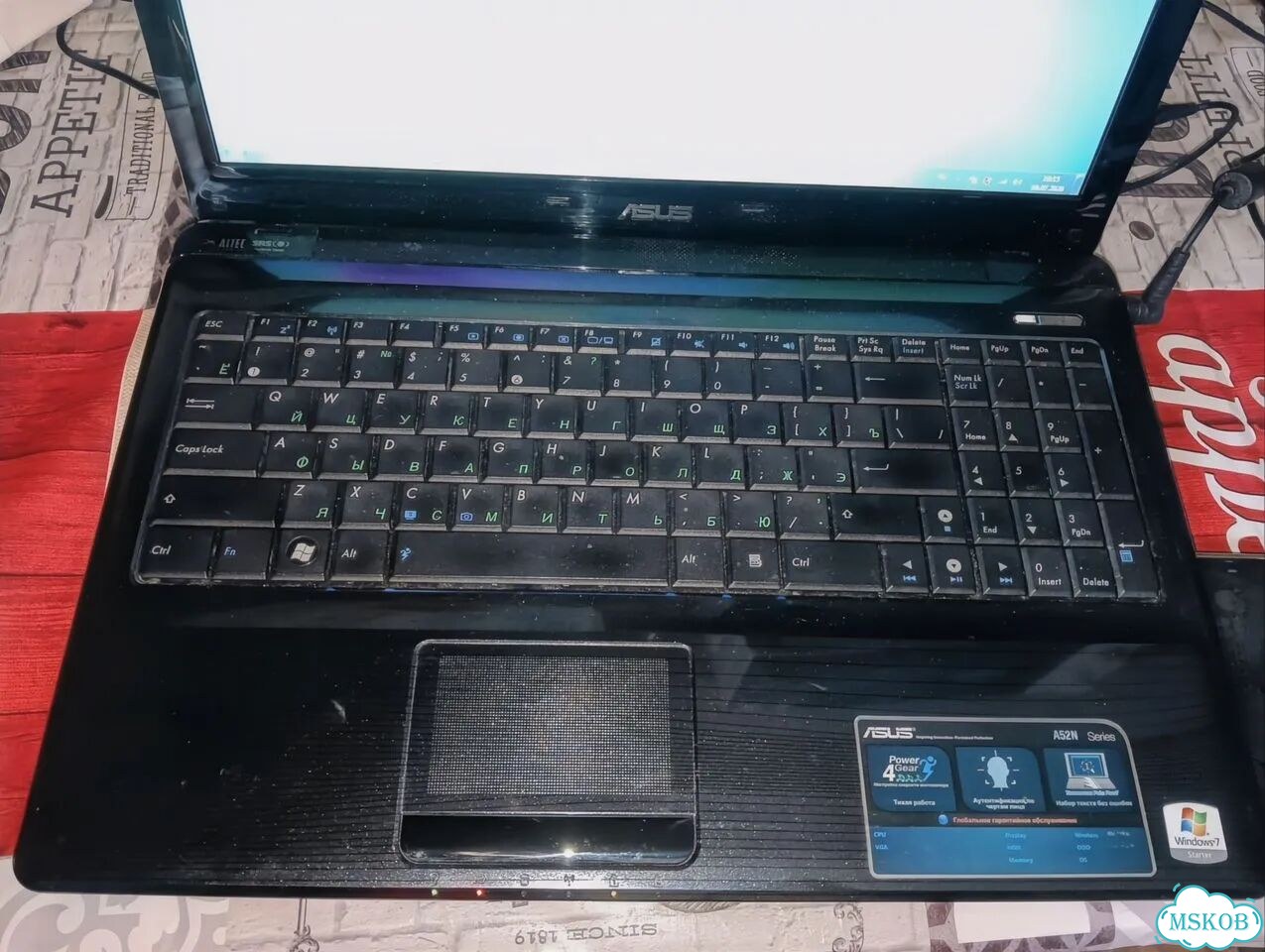 Ноутбук asus A52N фото 7