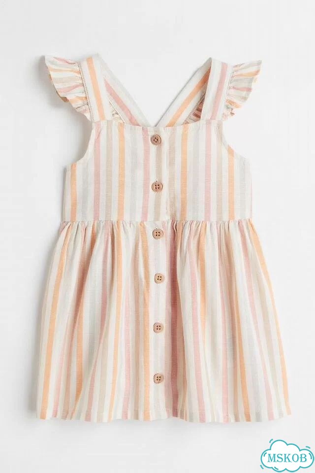 Платье для девочки H&M с оборками 2-4 года новое фото 3