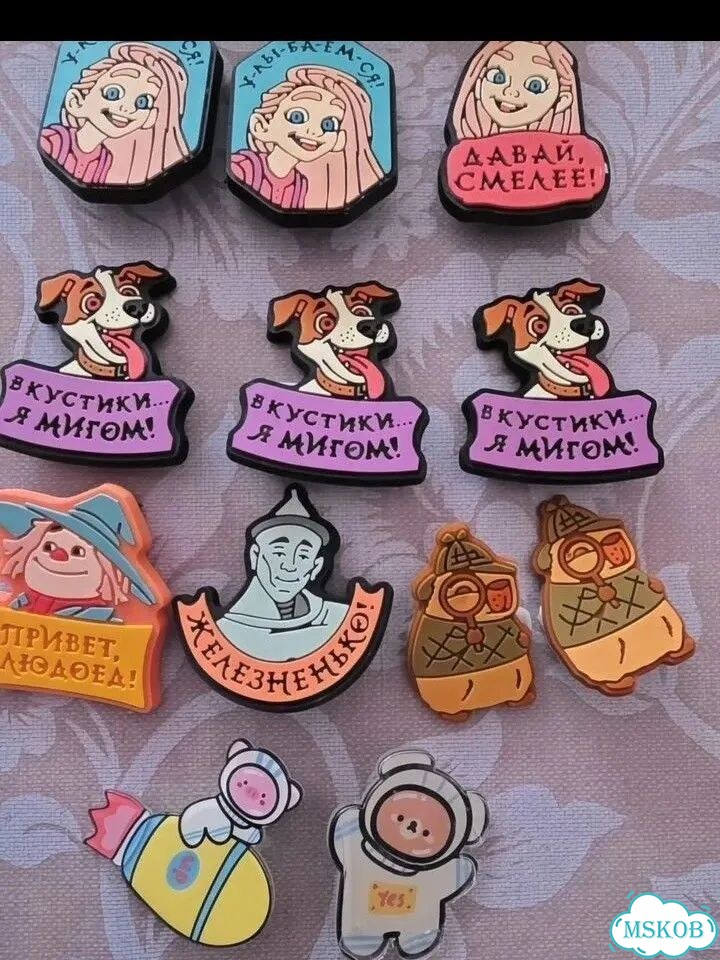 Детские значки разные пакетом фото 4
