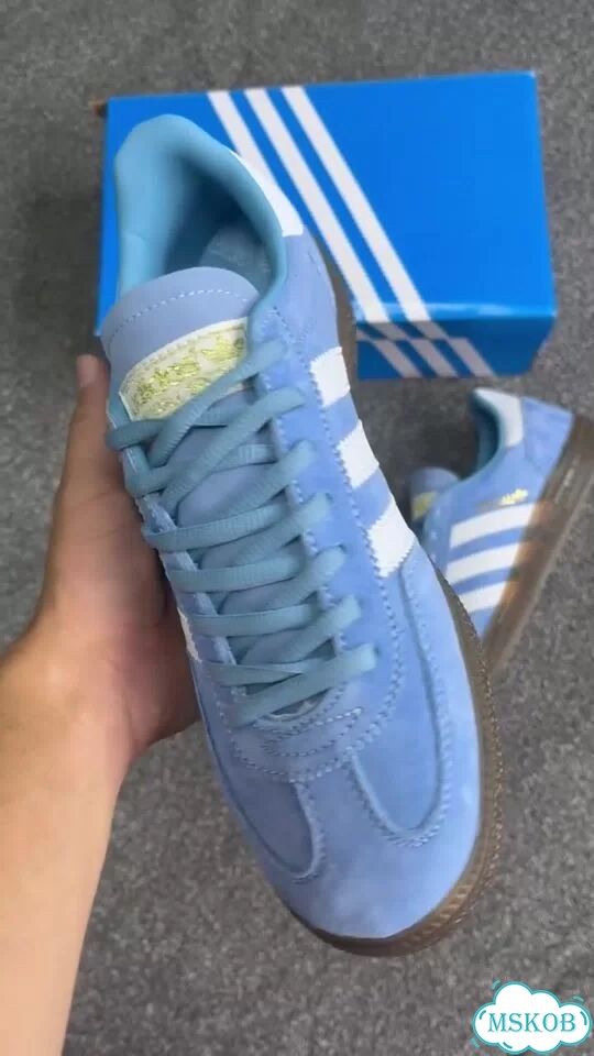 Кроссовки Adidas Handball Spezial Light Blue фото 1