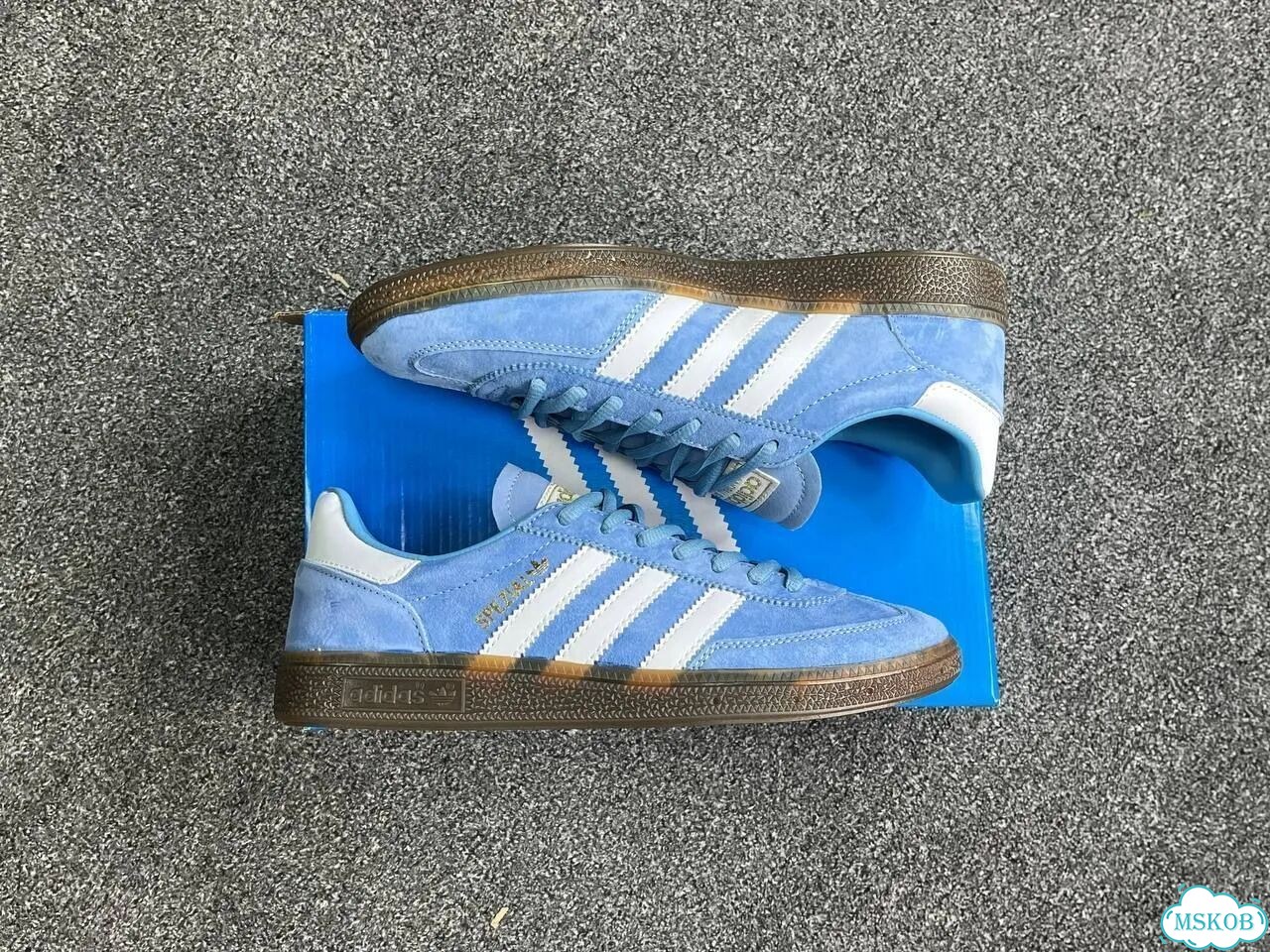 Кроссовки Adidas Handball Spezial Light Blue фото 10