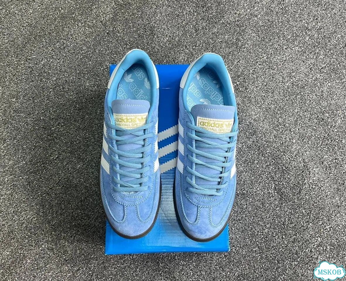 Кроссовки Adidas Handball Spezial Light Blue фото 7