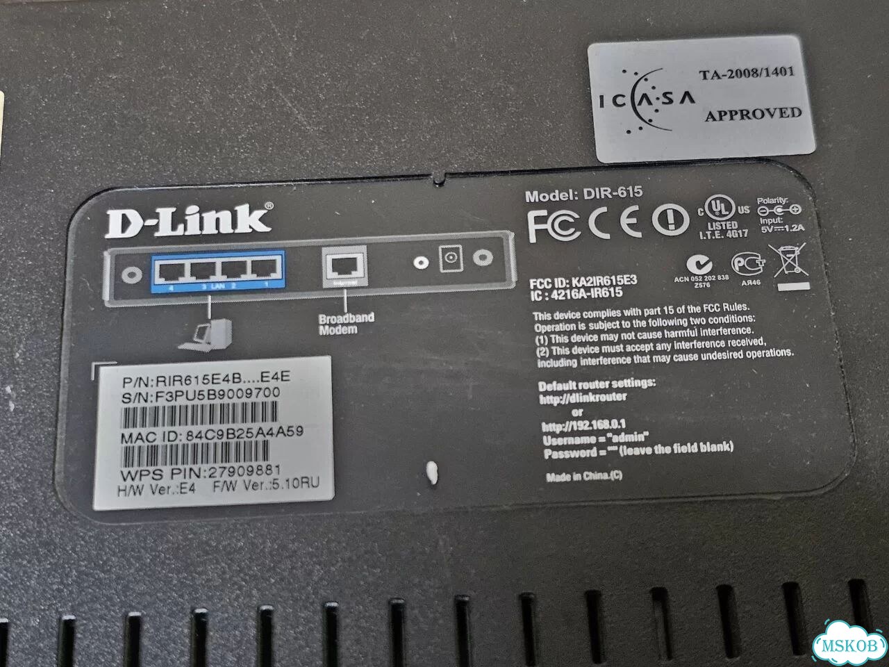 Wi-Fi роутер D-Link DIR-615/E4 фото 5