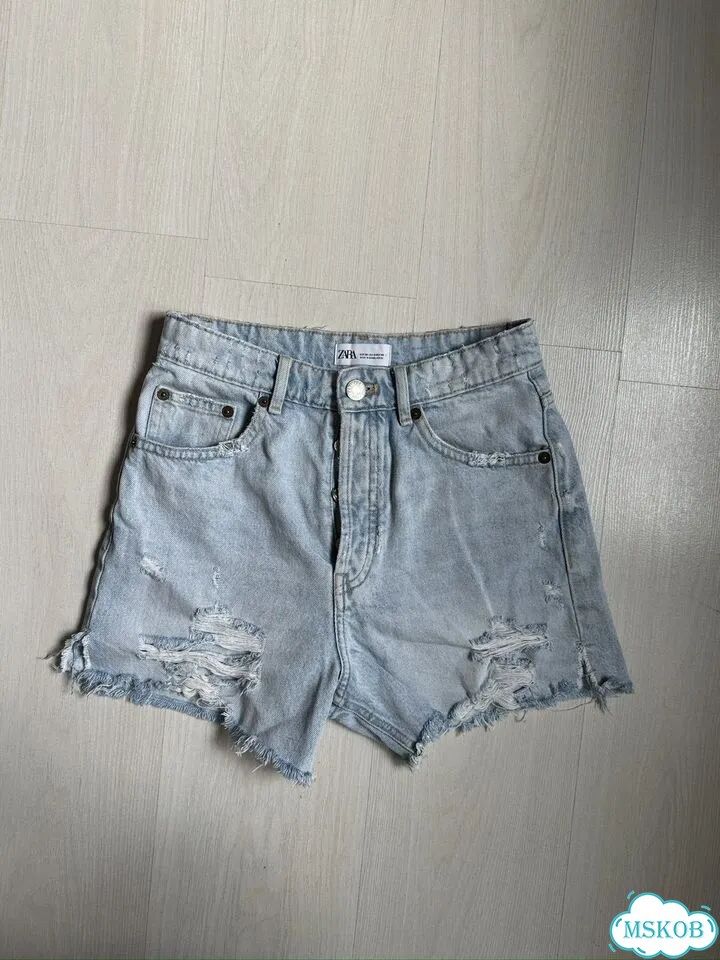 Шорты Zara женские xs,s джинсовые фото 1