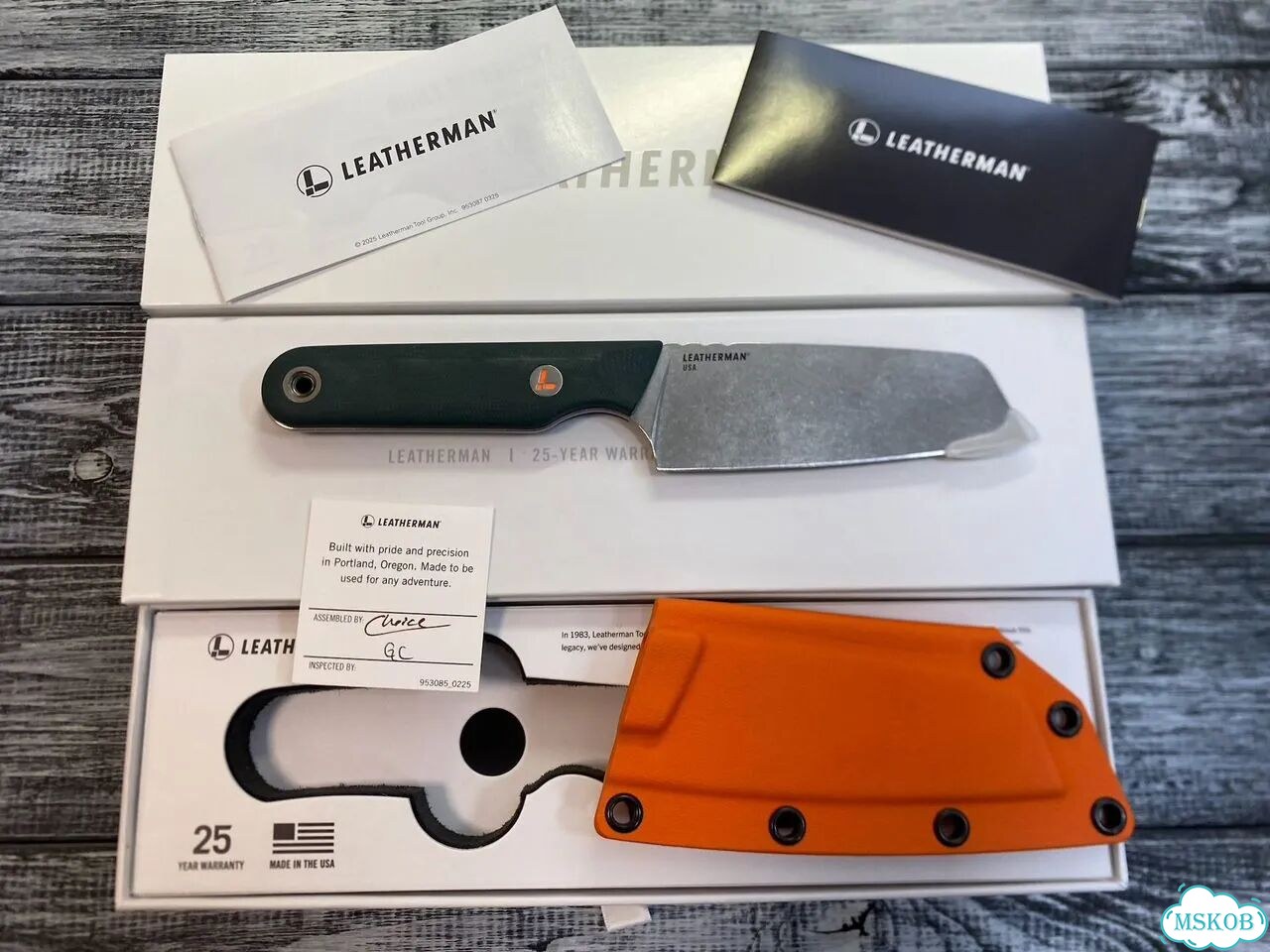 Нож Leatherman Rustle Evergreen 833418 фото 1