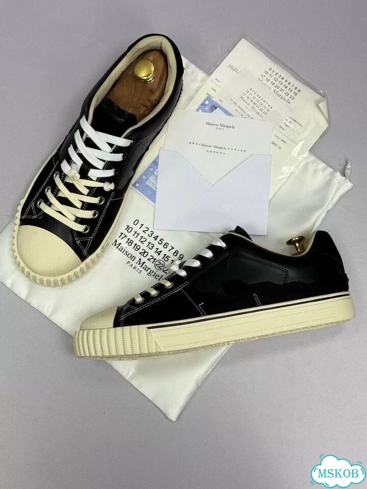 Кеды maison margiela evolution черные фото 9