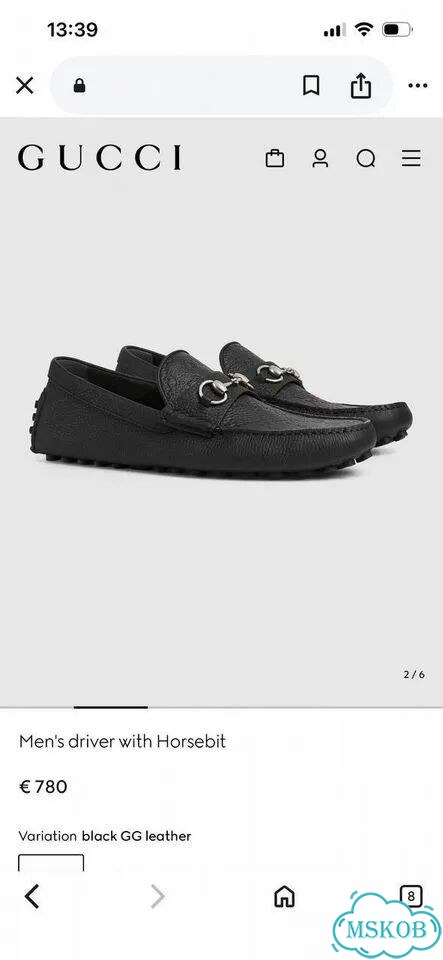 Мокасины gucci(40-46) фото 8