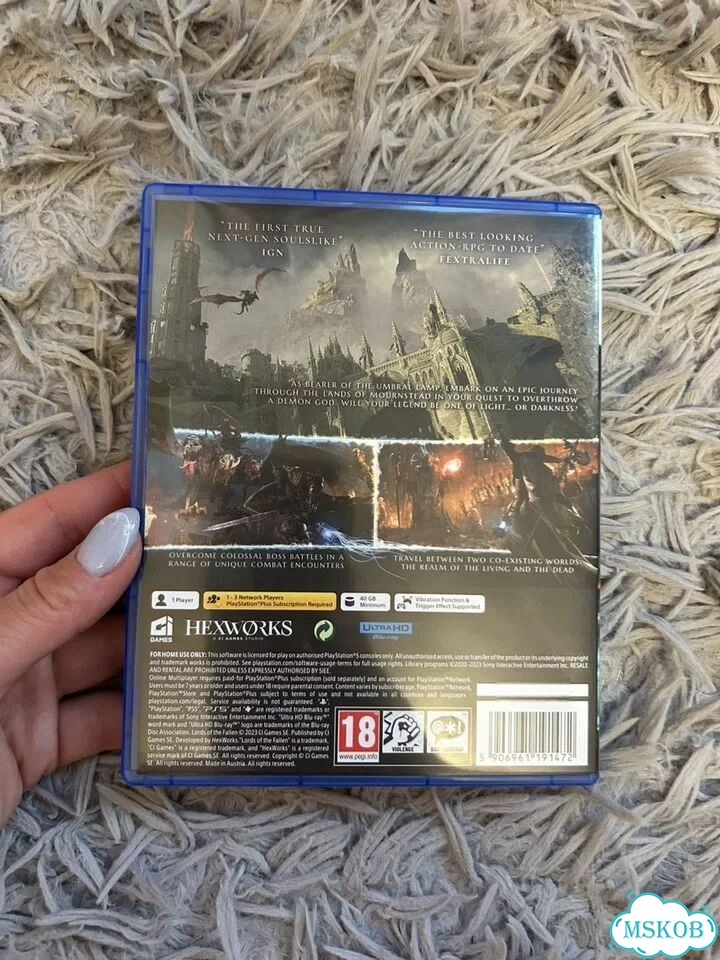 Lords of the fallen ps5 диск фото 4