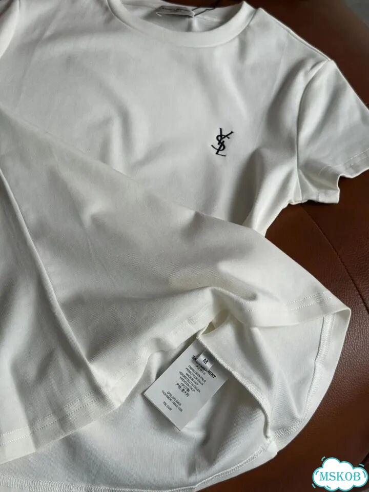 Базовые футболки YSL, 3 цв фото 10