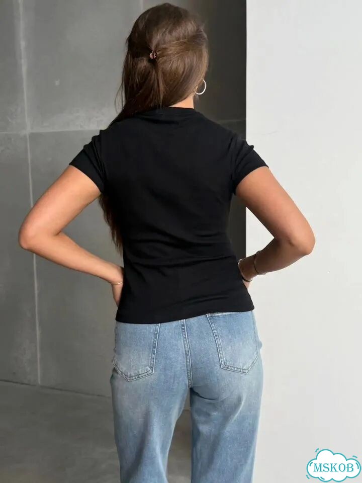 Базовые футболки YSL, 3 цв фото 6