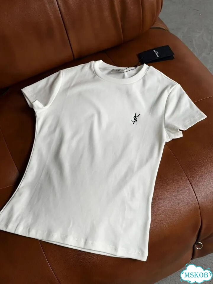 Базовые футболки YSL, 3 цв фото 8