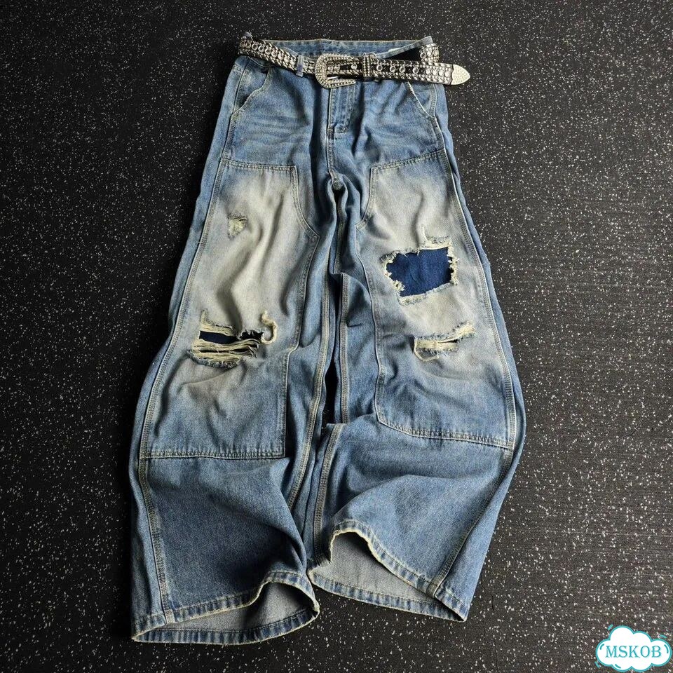 Джинсы широкие Yohji Yamamoto 9MM фото 3