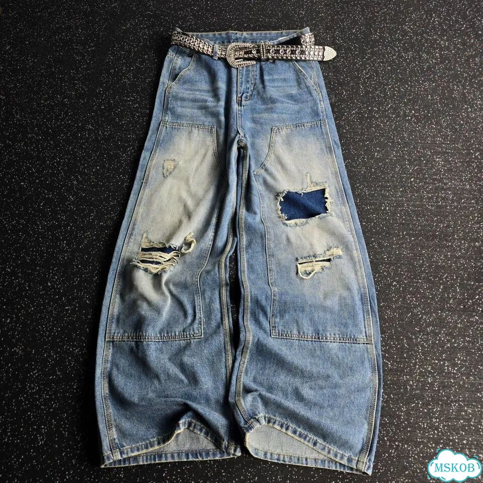 Джинсы широкие Yohji Yamamoto 9MM фото 4