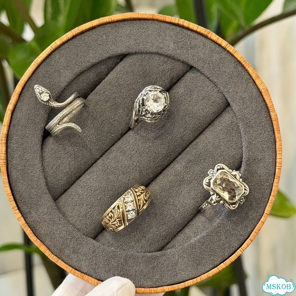 Совеьтское серебряное кольцо змея/винтаж фото 1