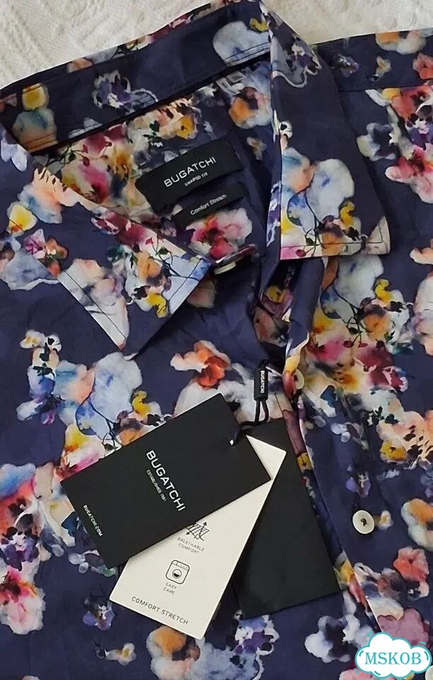 Рубашка Bugatchi мужская.3XL фото 1