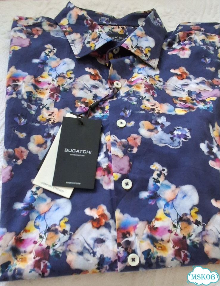 Рубашка Bugatchi мужская.3XL фото 3