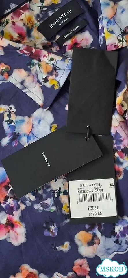 Рубашка Bugatchi мужская.3XL фото 6