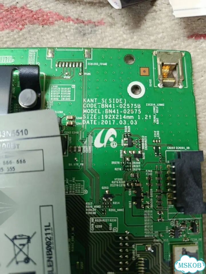 Платы телевизора Samsung UE43N5510AU фото 2