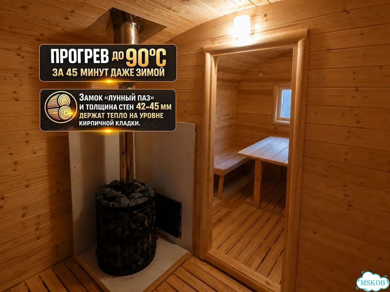 Баня квадро 3м под ключ без скрытых платежей фото 6