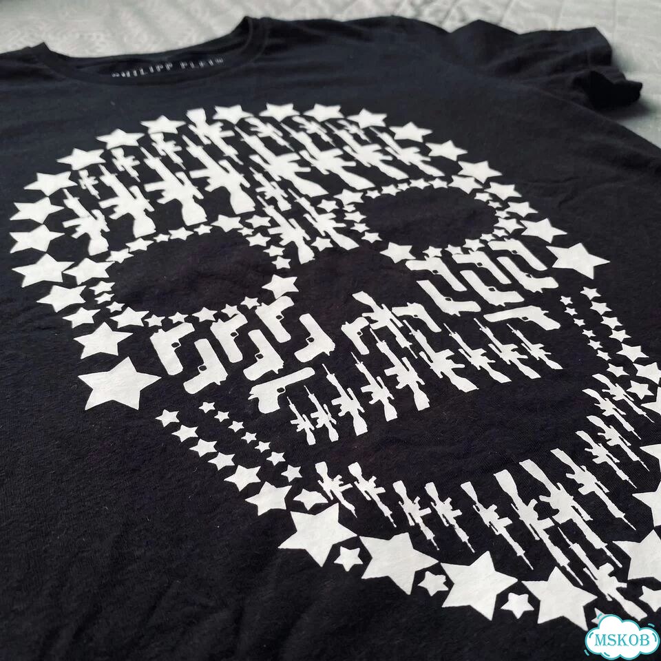 Футболка Philipp Plein Weapons Skull Stars фото 2