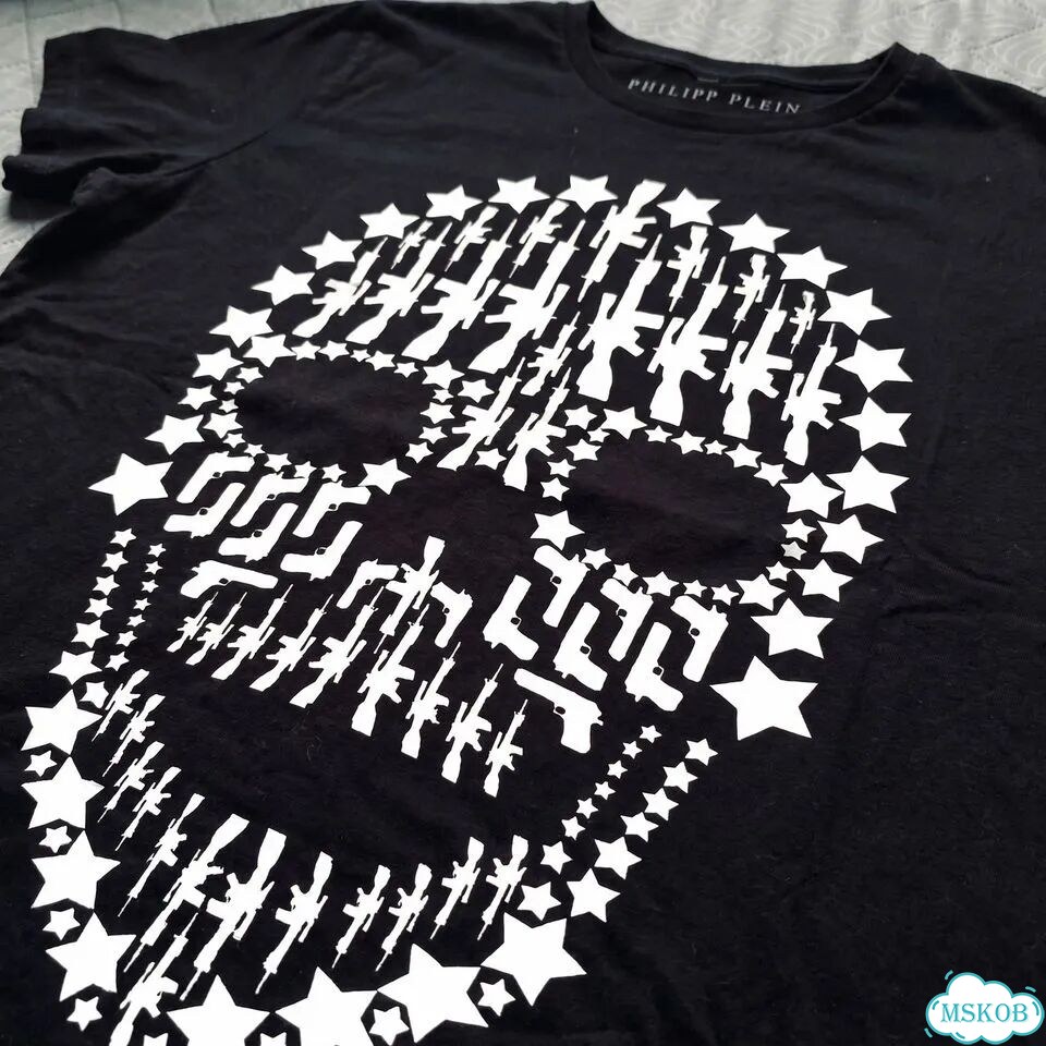Футболка Philipp Plein Weapons Skull Stars фото 3
