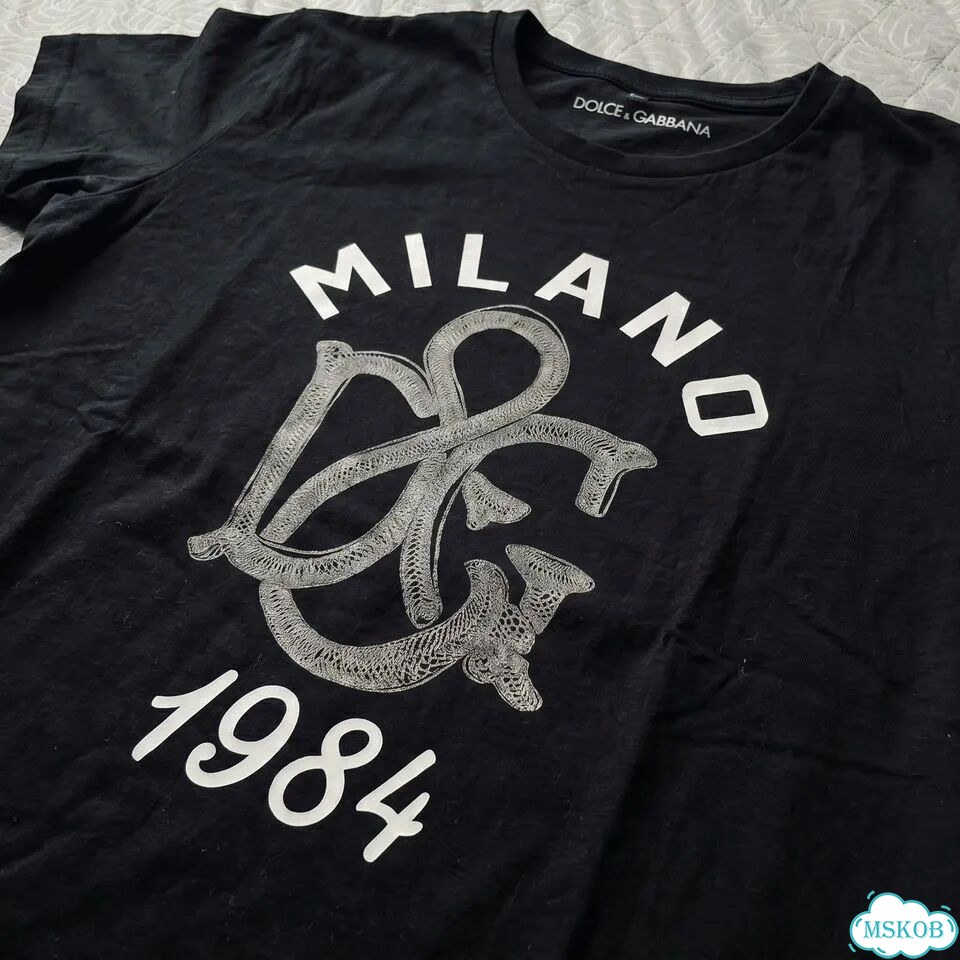 Футболка Dolce Gabbana Milano 1984 Snake фото 2