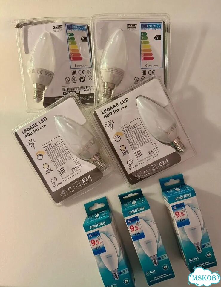 Светодиодные лампы IKEA и Smartbuy фото 3