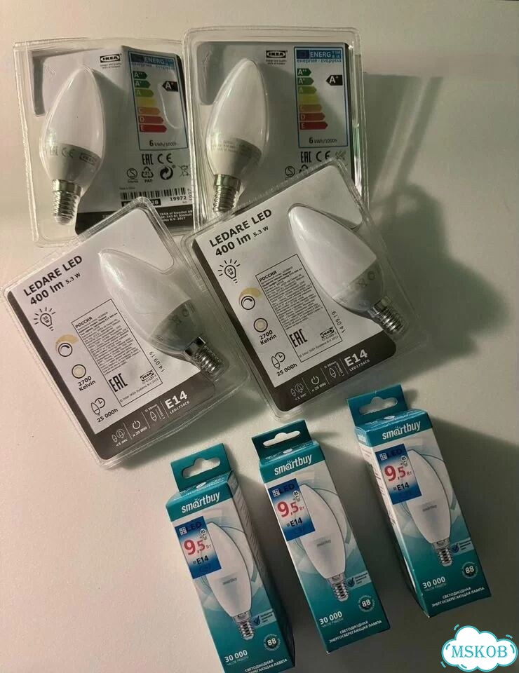 Светодиодные лампы IKEA и Smartbuy фото 4