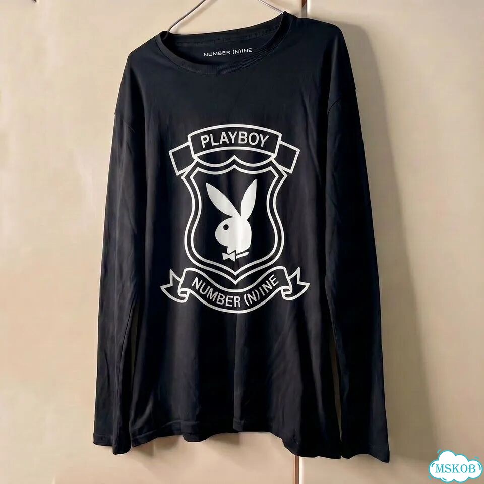 Лонгслив Number (N)ine x Playboy Crest фото 3