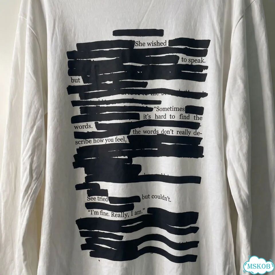 Лонгслив Yohji Yamamoto deleted items archived фото 2