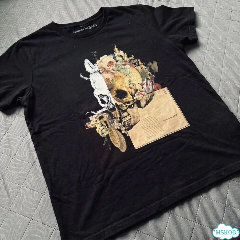 Футболка Alexander McQueen Memento Mori фото 1
