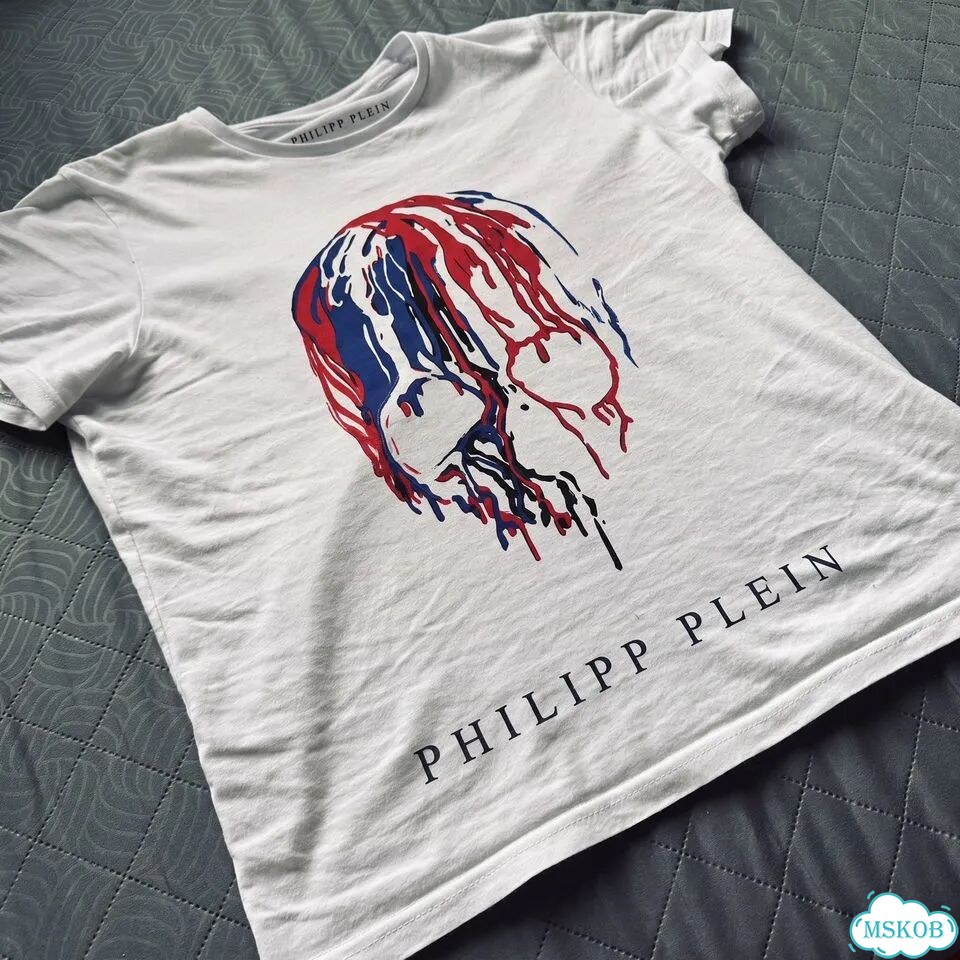 Футболка Philipp Plein Liquid Melting Skull фото 1