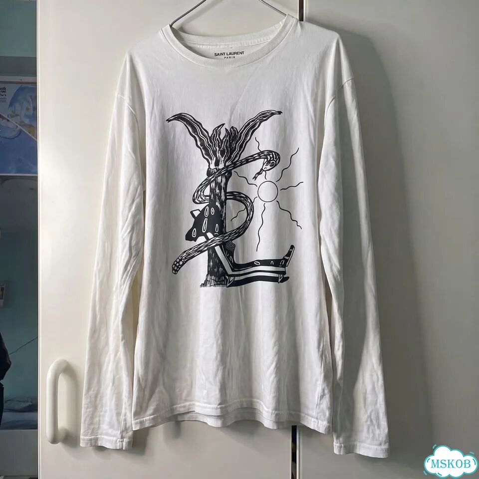Лонгслив Saint Laurent Snake Sun фото 1