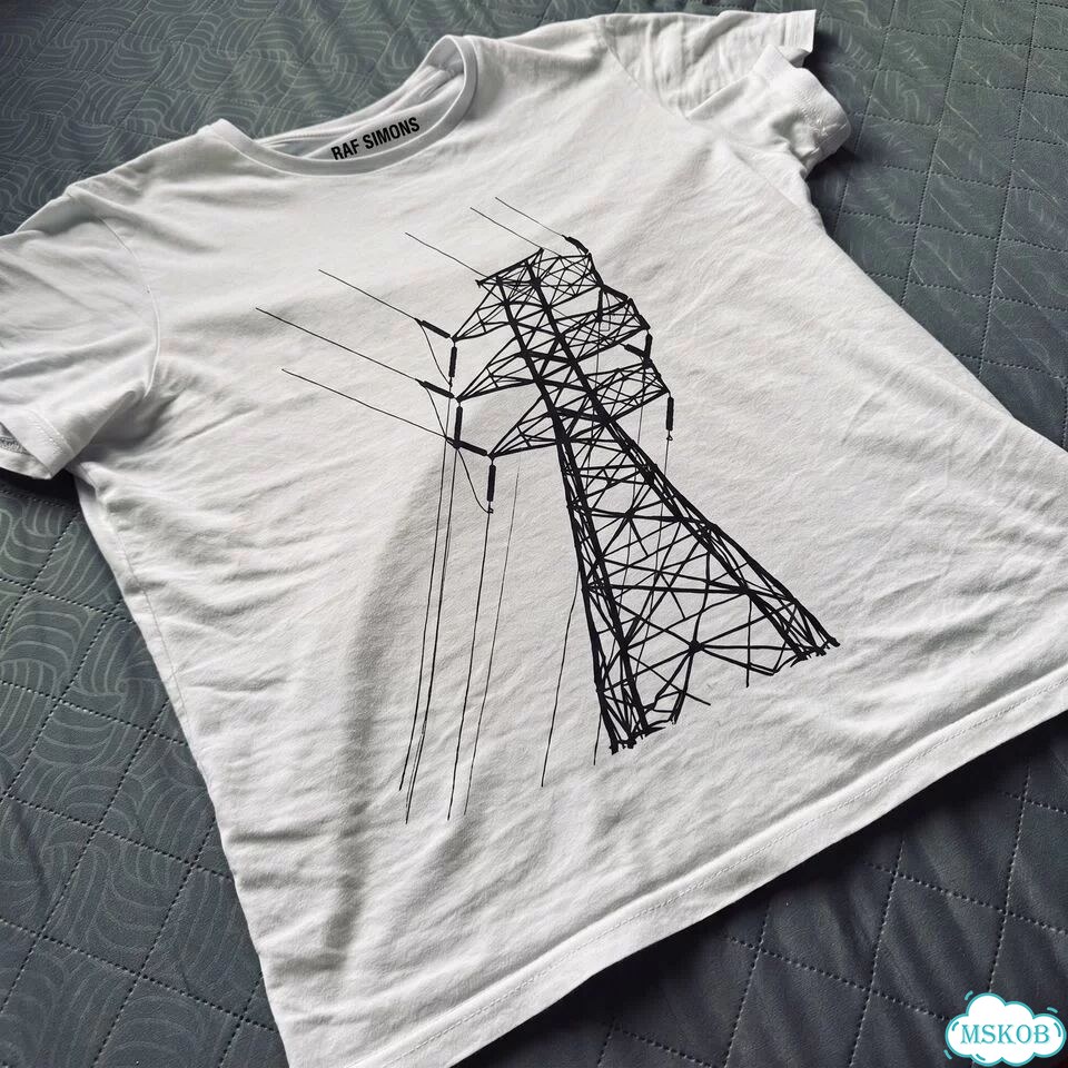 Футболка Raf Simons Power Line фото 1