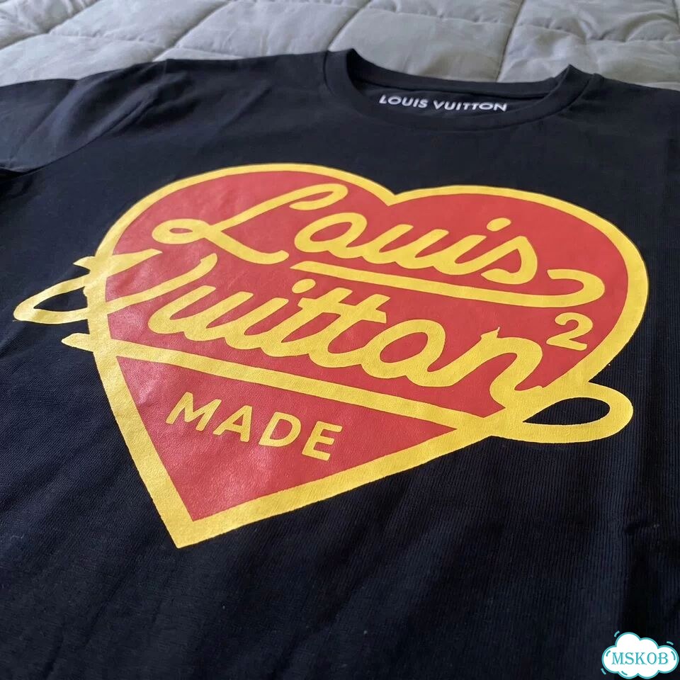 Футболка Louis Vuitton x Human Made Heart фото 3
