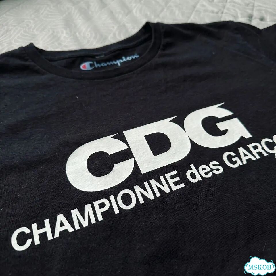 Футболка Comme des Garçons x Champion фото 3