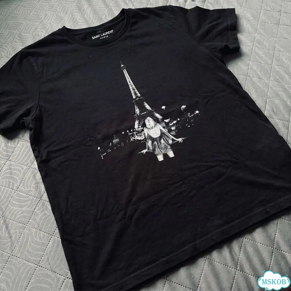 Футболка Saint Laurent Eiffel Tower Night фото 1