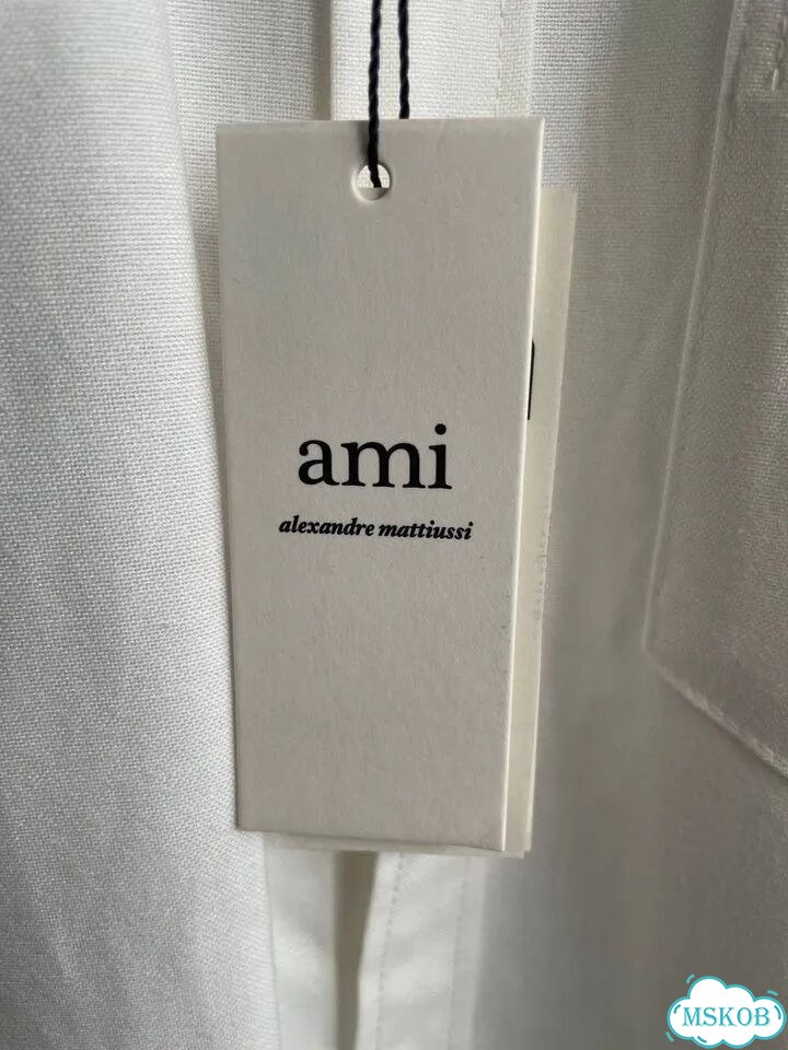 Рубашка Ami белый фото 6