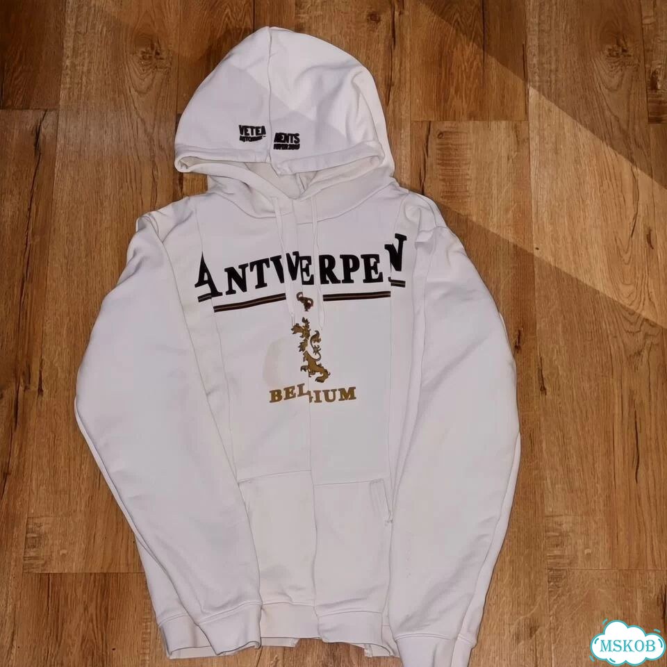 Худи Vetements antwerpen белая фото 1