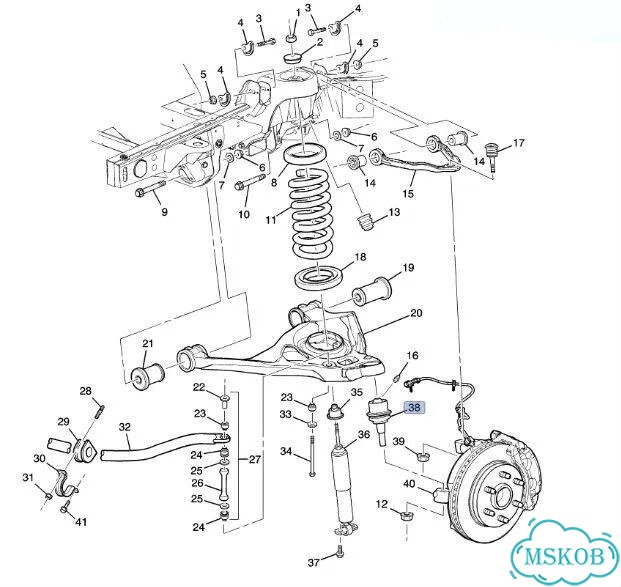 Шаровая опора Chevrolet Express 03-24 фото 7